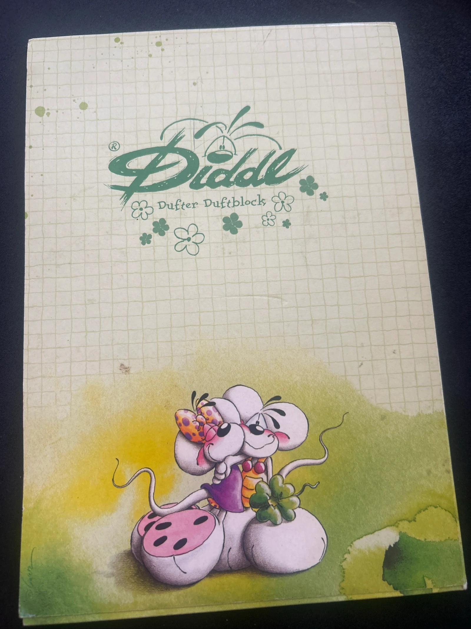Diddl blok parfum a5 14 blaadjes